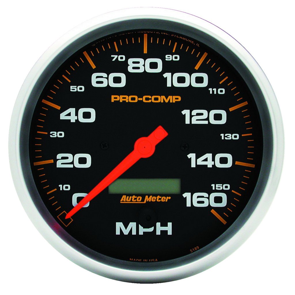 AutoMeter 5" SPEEDOMETER, 0-160 MPH, ELECTRIC, PRO-COMP