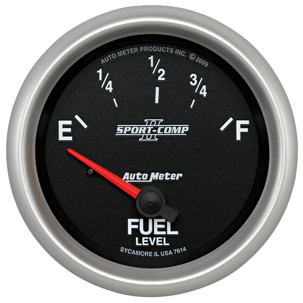 AutoMeter 2-5/8" FUEL LEVEL, 0-90 Ω, AIR-CORE, GM, SSE, SC II