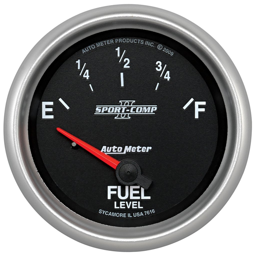 AutoMeter 2-5/8" FUEL LEVEL, 73-10 Ω, AIR-CORE, SC II