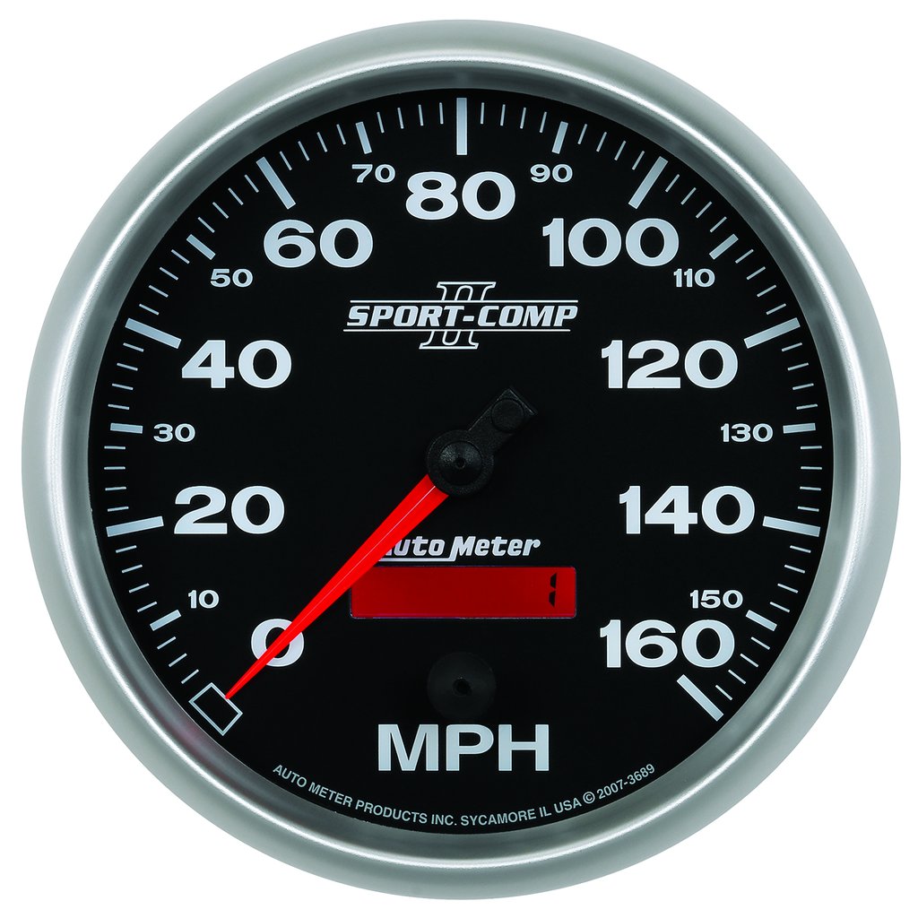 AutoMeter 5" SPEEDOMETER, 0-160 MPH, ELECTRIC, SPORT-COMP II