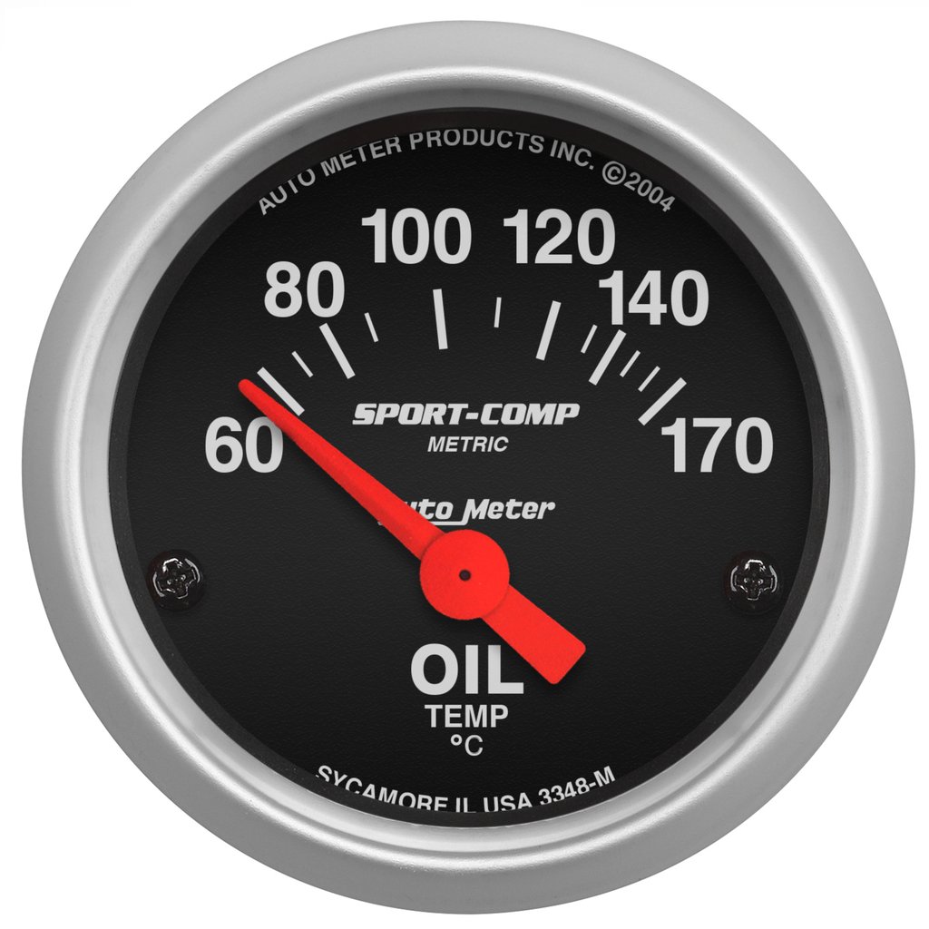 AutoMeter 2-1/16" OIL TEMPERATURE, 60-170 °C, AIR-CORE, SPORT-COMP