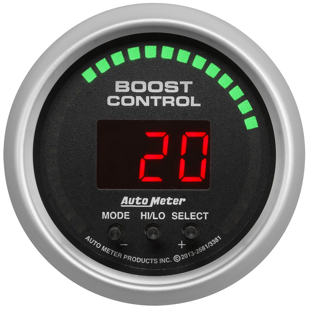 AutoMeter 2-1/16" BOOST CONTROLLER, 30 IN HG/30 PSI, SPORT-COMP