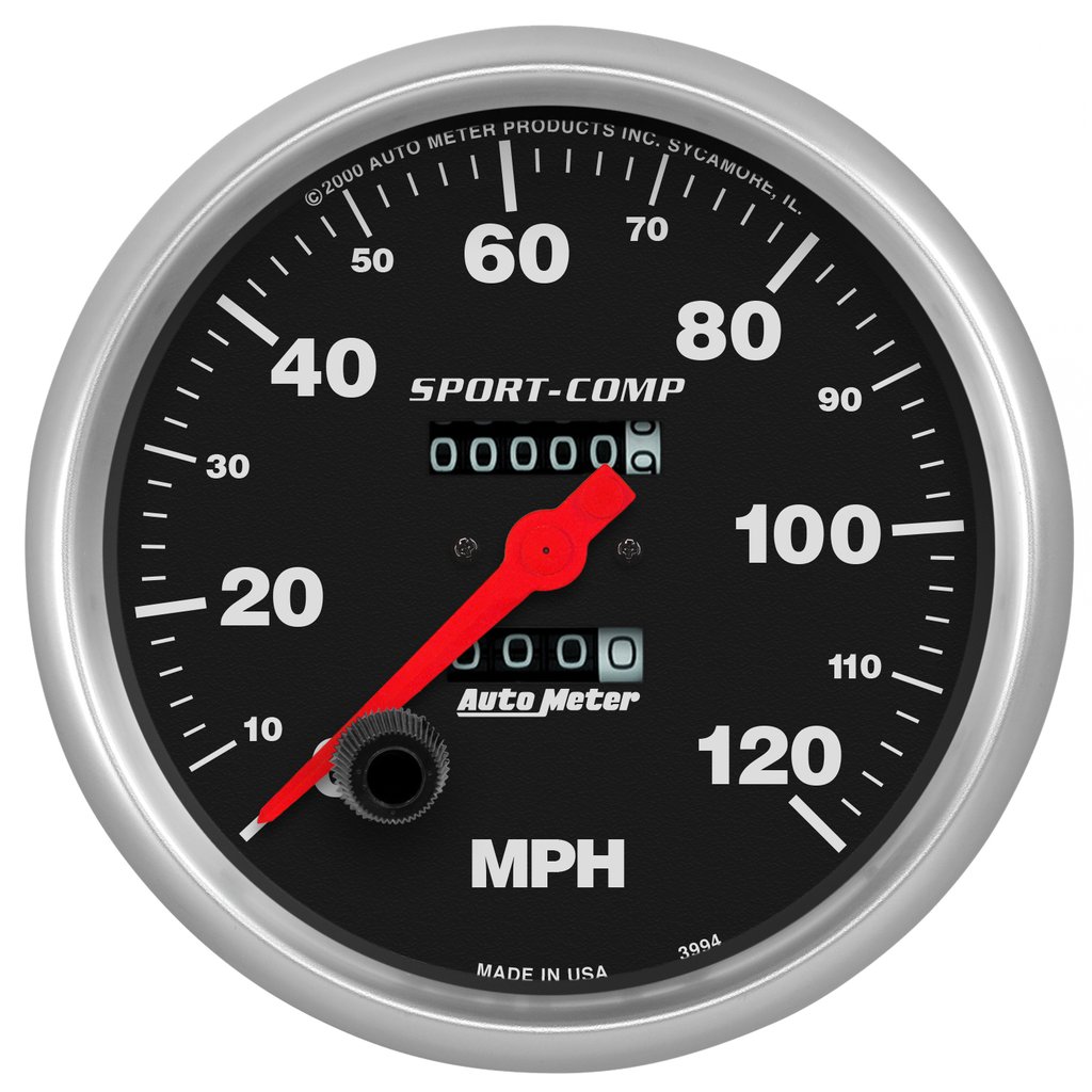 AutoMeter 5" SPEEDOMETER, 0-120 MPH, MECHANICAL, SPORT-COMP