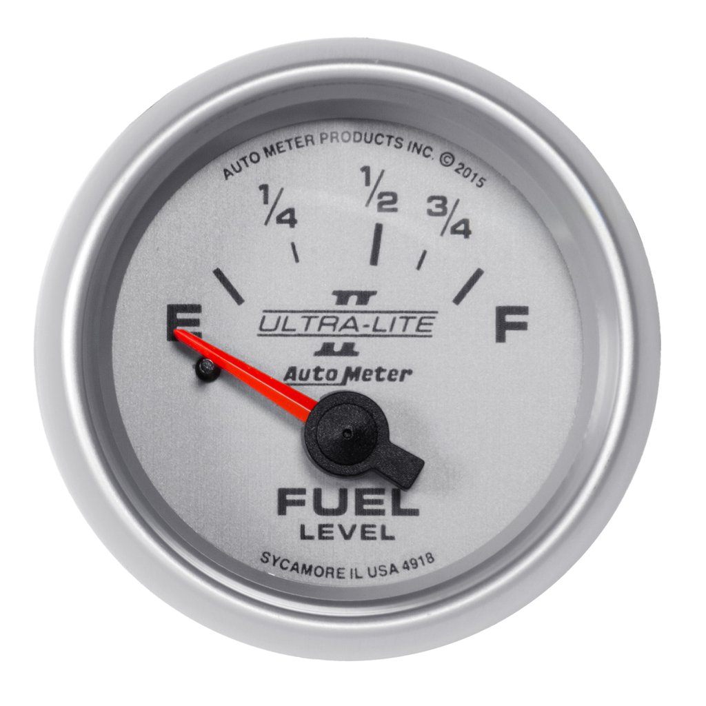 AutoMeter 2-1/16" FUEL LEVEL, 16-158 Ω, AIR-CORE, ULTRA-LITE II