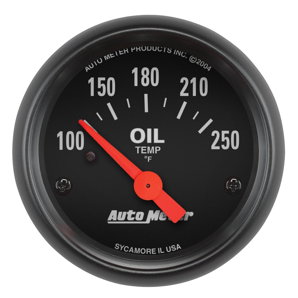 AutoMeter 2-1/16" OIL TEMPERATURE, 100-250 °F, AIR-CORE, Z-SERIES