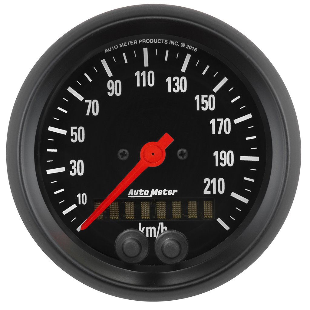 AutoMeter 3-3/8" GPS SPEEDOMETER, 0-225 KM/H, Z-SERIES
