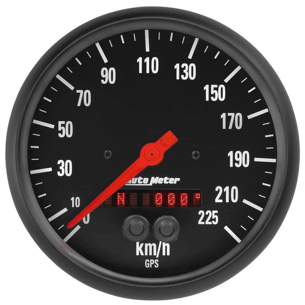 AutoMeter 5" GPS SPEEDOMETER, 225 KM/H, Z-SERIES