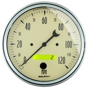 AutoMeter 5" SPEEDOMETER, 0-120 MPH, ELECTRIC, ANTIQUE BEIGE