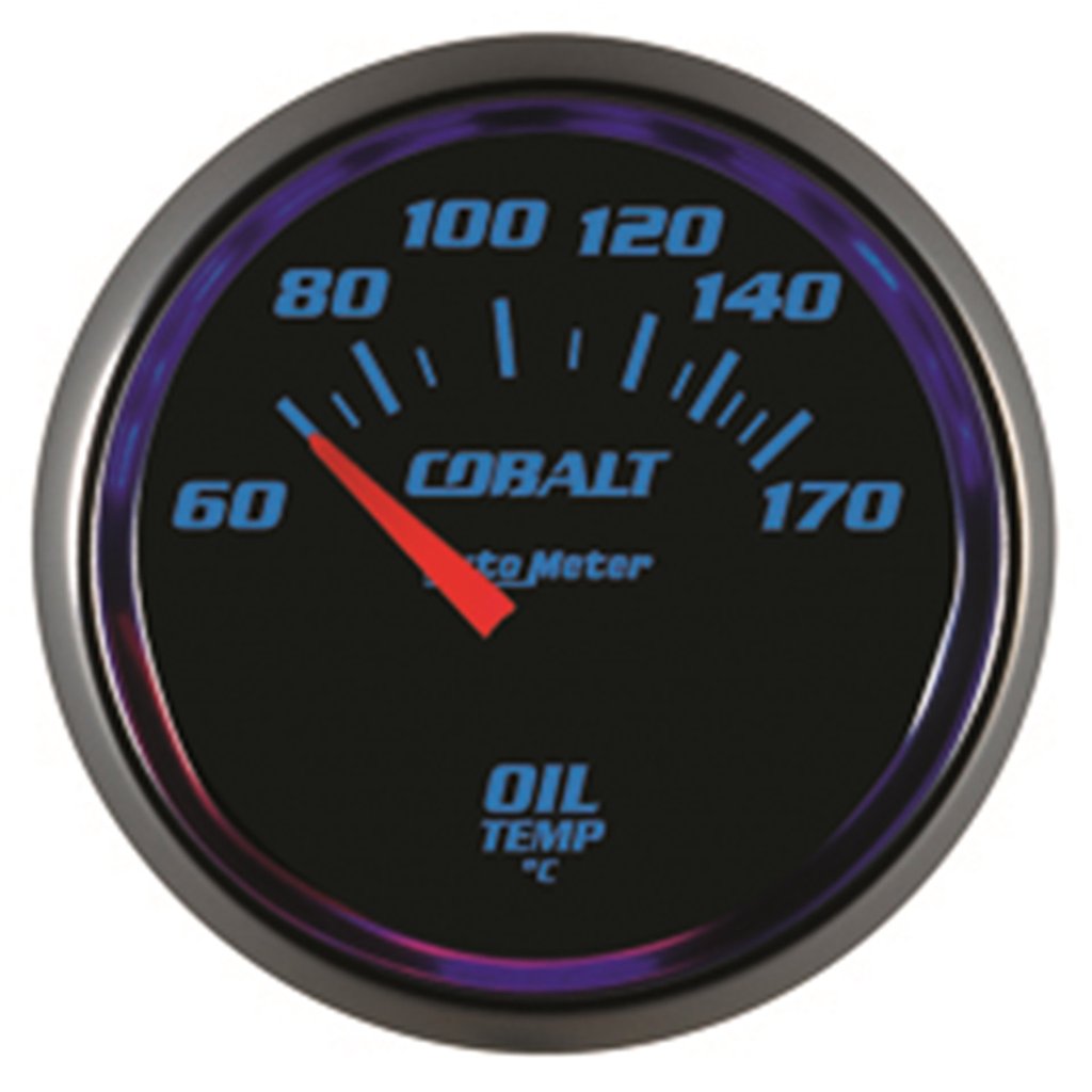 AutoMeter 2-1/16" OIL TEMPERATURE, 60-170 °C, AIR-CORE, COBALT