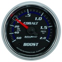 AutoMeter 2-1/16" BOOST/VACUUM, 60 CM/HG-2.0 BAR, MECHANICAL, COBALT