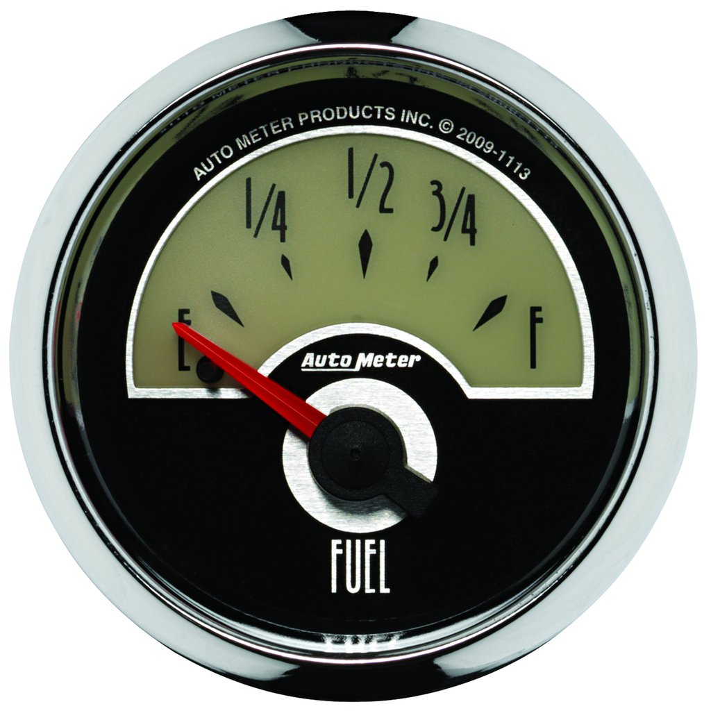 AutoMeter 2-1/16" FUEL LEVEL, 0-90 Ω, AIR-CORE, SSE, CRUISER