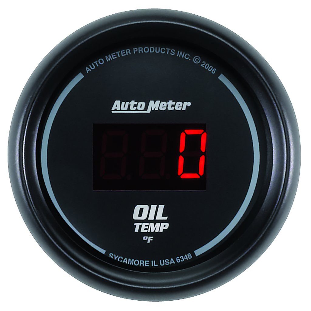 AutoMeter 2-1/16" OIL TEMPERATURE, 0-340 °F, SPORT-COMP DIGITAL
