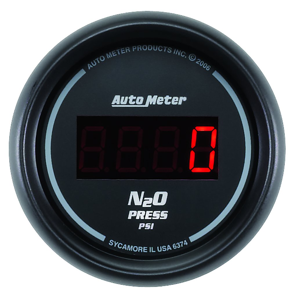 AutoMeter 2-1/16" NITROUS PRESSURE, 0-1600 PSI, SPORT-COMP DIGITAL