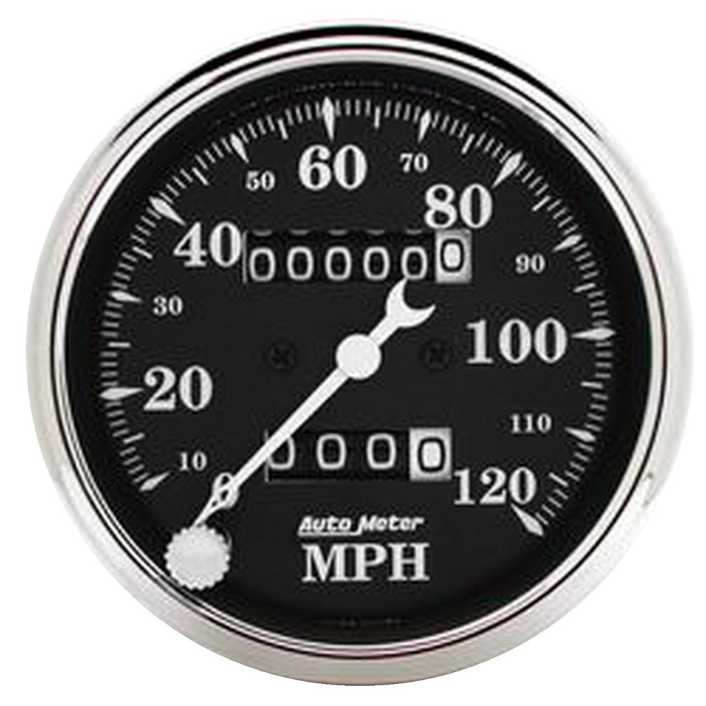 AutoMeter 3-1/8" SPEEDOMETER, 0-120 MPH, MECHANICAL, OLD TYME BLACK