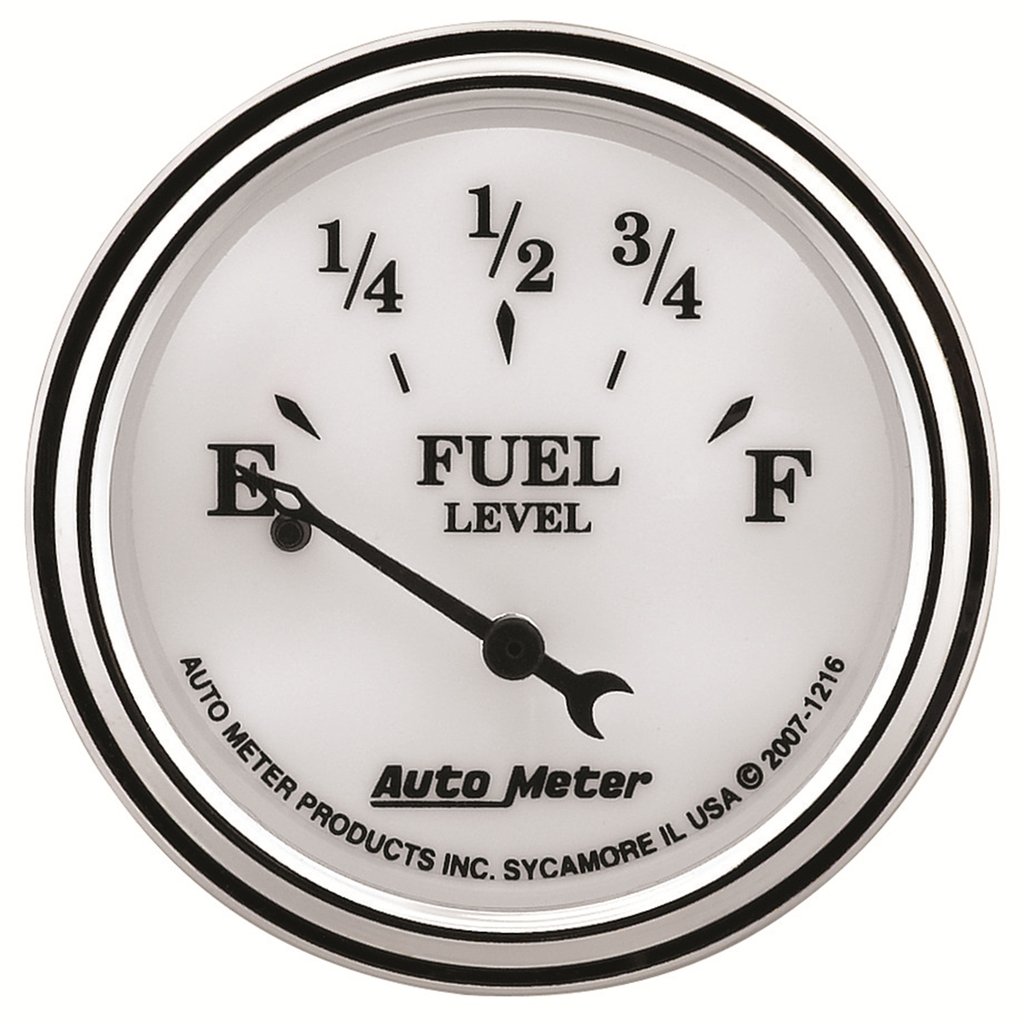AutoMeter 2-1/16" FUEL LEVEL, 240- 33 Ω, AIR-CORE, LED, SSE, OTWII