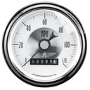 AutoMeter 3-3/8" SPEEDOMETER, 0-120 MPH, ELECTRIC, W/ WHEEL ODO, PRESTIGE PEARL