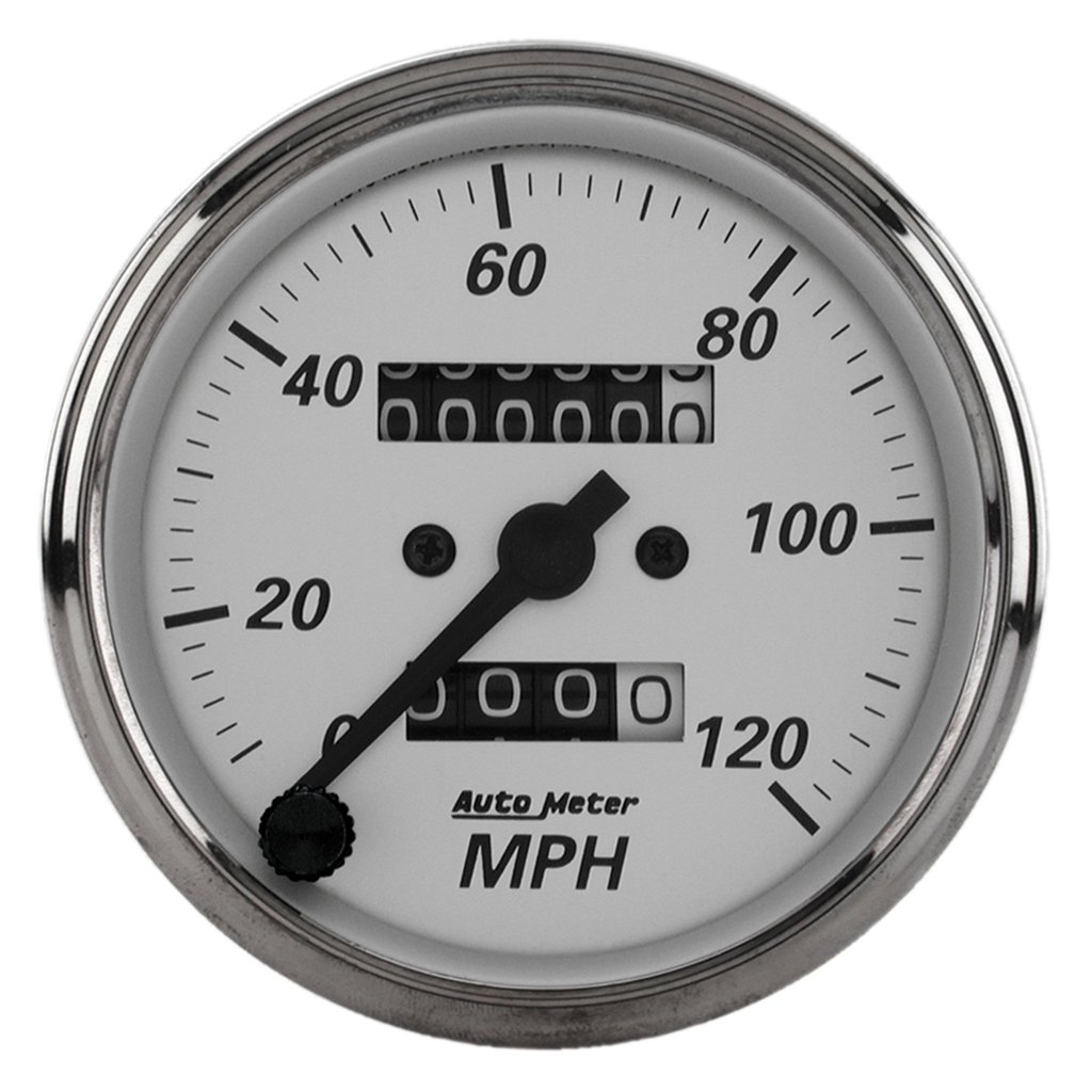 AutoMeter 3-1/8" SPEEDOMETER, 0-120 MPH, MECHANICAL, AMERICAN PLATINUM