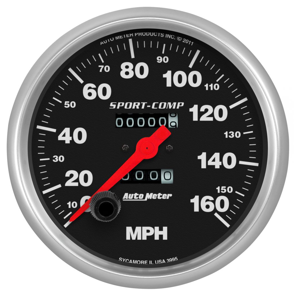 AutoMeter 5" SPEEDOMETER, 0-160 MPH, MECHANICAL, SPORT-COMP