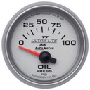 AutoMeter 2-1/16" OIL PRESSURE, 0-100 PSI, AIR-CORE, ULTRA-LITE II