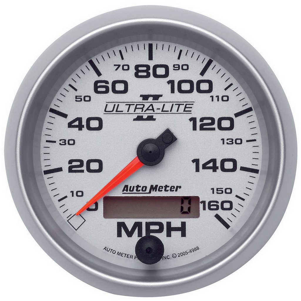 AutoMeter 3-3/8" SPEEDOMETER, 0-160 MPH, ELECTRIC, ULTRA-LITE II