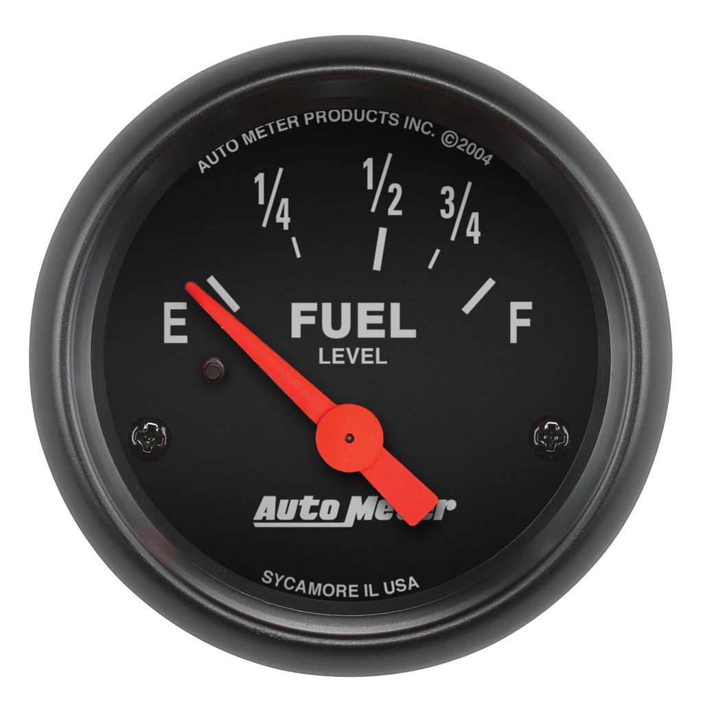 AutoMeter 2-1/16" FUEL LEVEL, 73-10 Ω, AIR-CORE, Z-SERIES