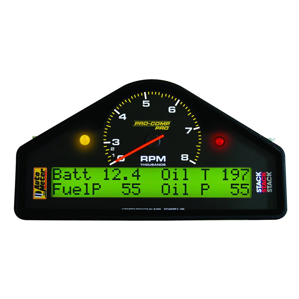 AutoMeter RACE DASH, 0-3-8K RPM, PRO-COMP PRO