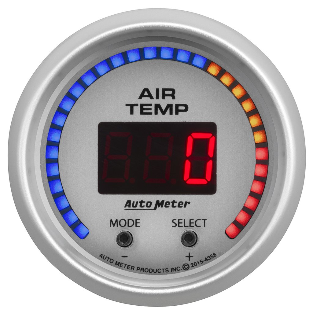 AutoMeter 2-1/16" AIR TEMP, DUAL CHANNEL, 0-300 °F, ULTRA-LITE