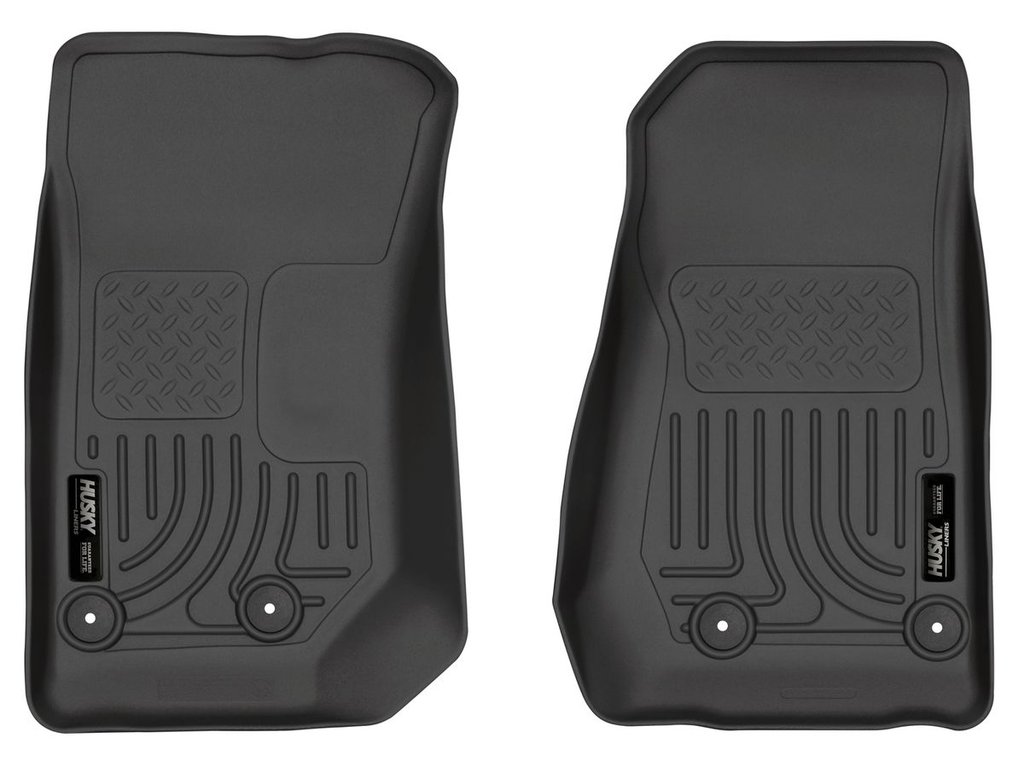 HUSKY LINERS WB FRONT FLOOR LINER - JEEP WRANGLER(JK) 2014-2018