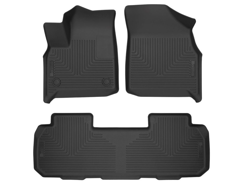 HUSKY LINERS WB FR & 2ND SEAT FLOOR LINER - BUICK ENCLAVE 2018-2023