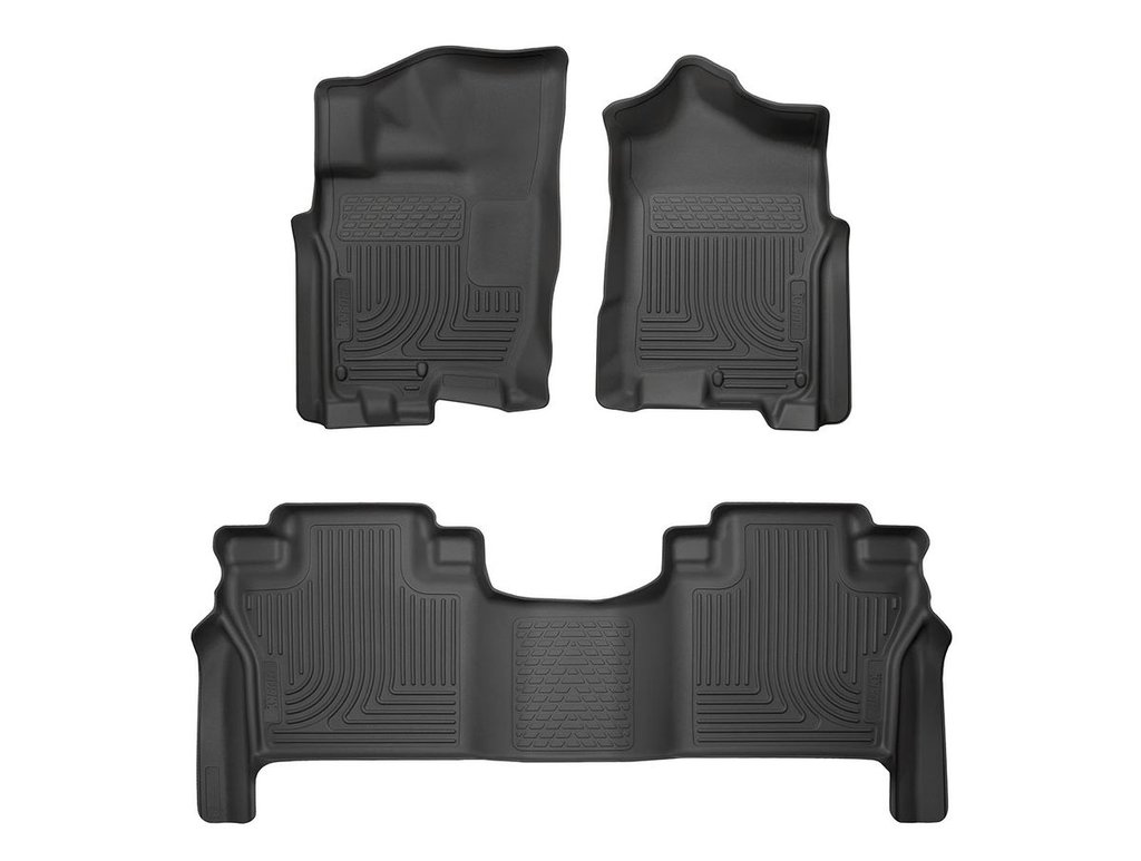 HUSKY LINERS WB FR & 2ND SEAT FLOOR LINER - NISSAN TITAN 2017-2023