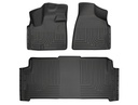 HUSKY LINERS WB FR & 2ND SEAT FLOOR LINER - DODGE GRAND CARAVAN 2008-2020
