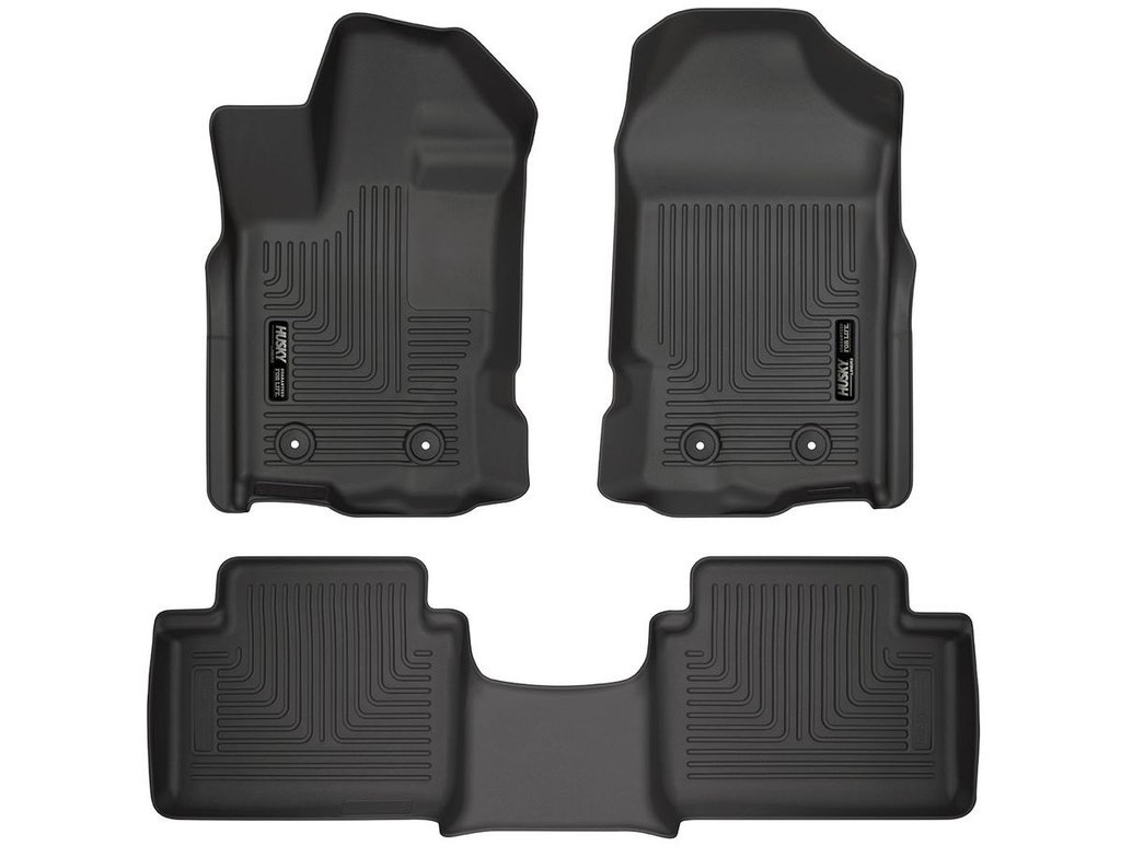 HUSKY LINERS WB FR & 2ND SEAT FLOOR LINER - FORD RANGER 2019-2023