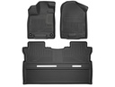 HUSKY LINERS WB FR & 2ND SEAT FLOOR LINER - HONDA RIDGELINE 2017-2025