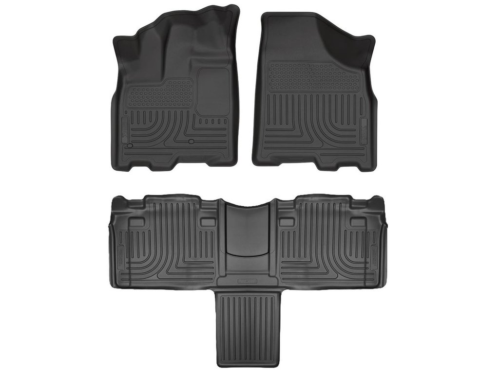 HUSKY LINERS WB FR & 2ND SEAT FLOOR LINER - TOYOTA SIENNA 2011-2020