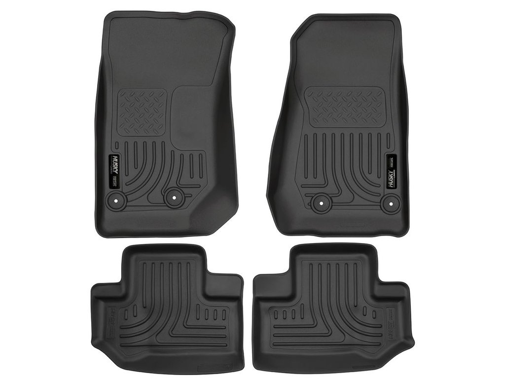 HUSKY LINERS WB FR & 2ND SEAT FLOOR LINER - JEEP WRANGLER(JK) 2011-2018