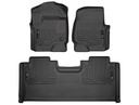 HUSKY LINERS WB FR & 2ND SEAT FLOOR LINER - FORD F-250 SUPER DUTY 2017-2025