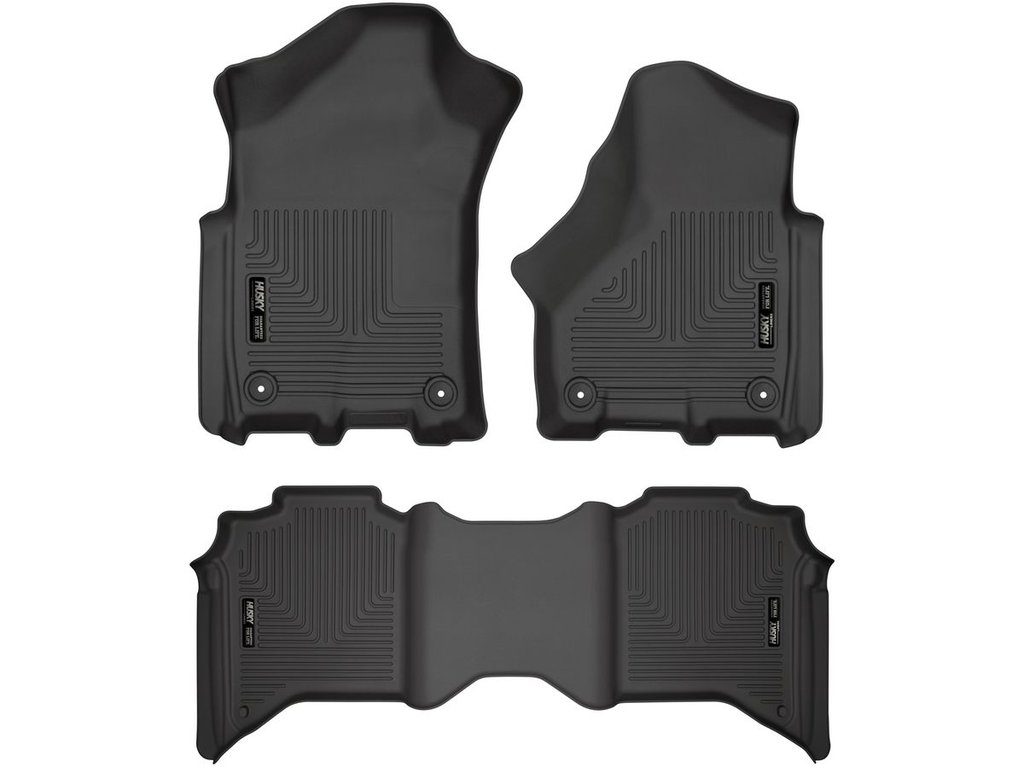 HUSKY LINERS WB FR & 2ND SEAT FLOOR LINER - RAM 2500 2019-2024