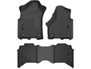 HUSKY LINERS WB FR & 2ND SEAT FLOOR LINER - RAM 2500 2019-2024