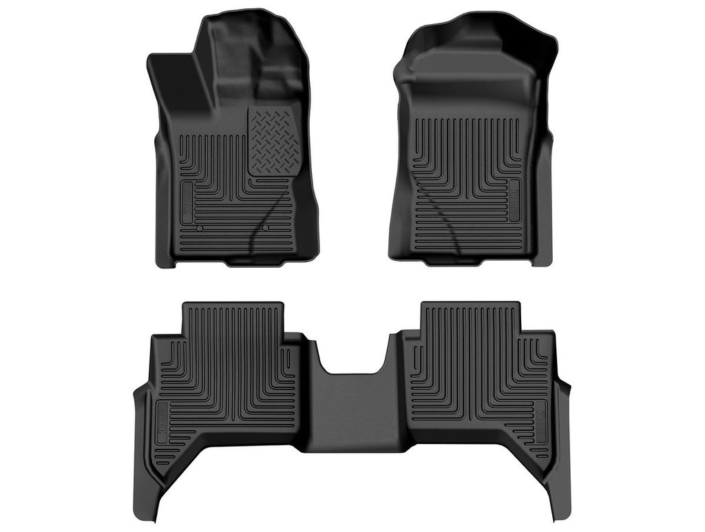 HUSKY LINERS WB FR & 2ND SEAT FLOOR LINER - FORD RANGER 2024