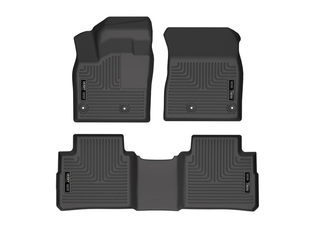 HUSKY LINERS WB FR & 2ND SEAT FLOOR LINER - NISSAN ROGUE 2021-2025