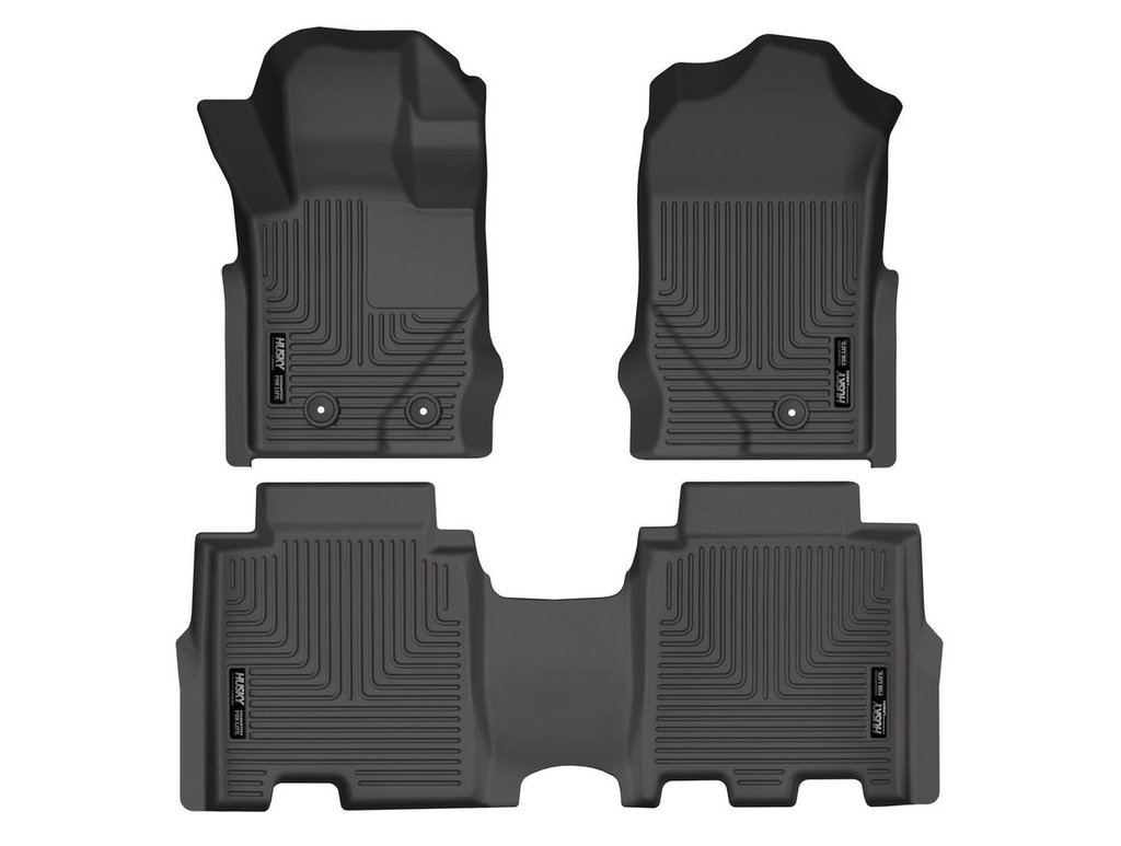 HUSKY LINERS WB FR & 2ND SEAT FLOOR LINER - FORD BRONCO 2021-2025