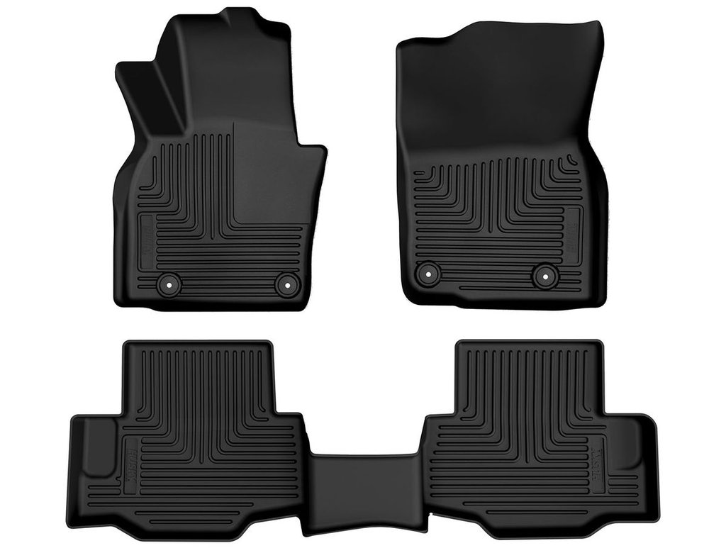 HUSKY LINERS WB FR & 2ND SEAT FLOOR LINER - MAZDA CX-90 2024-2026