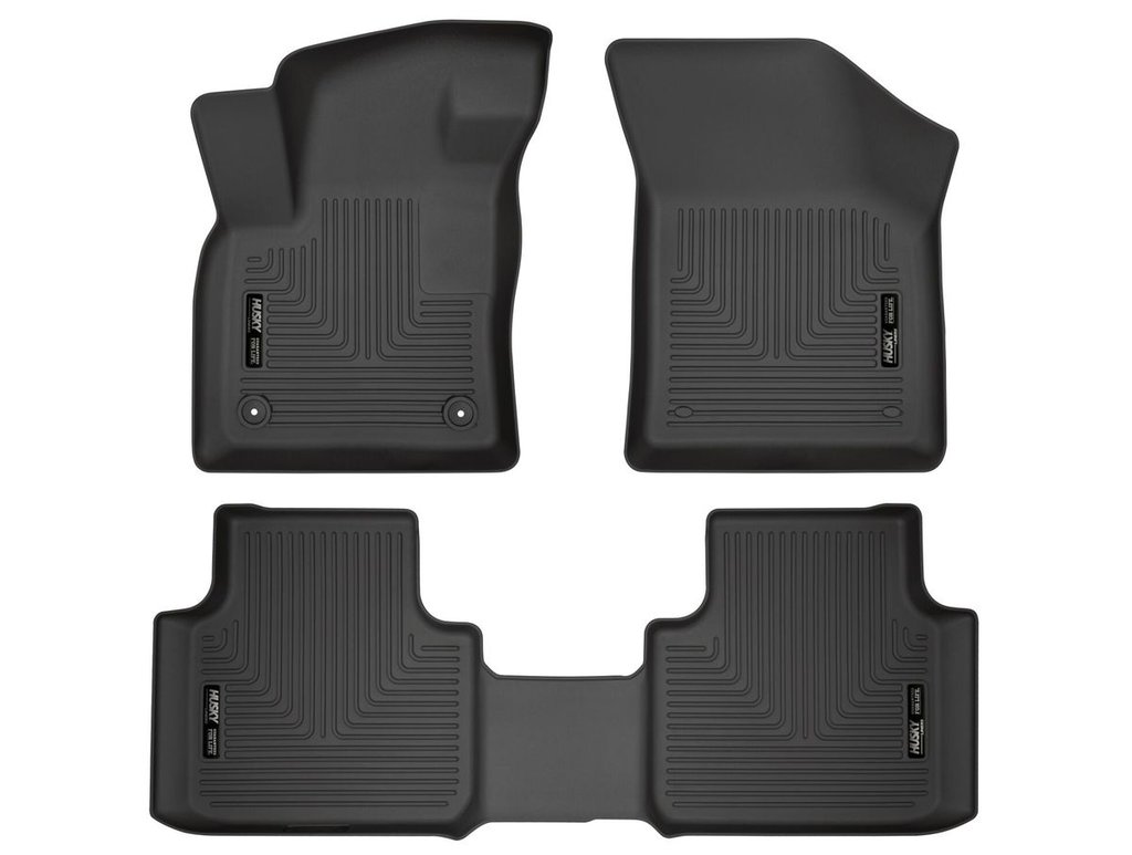HUSKY LINERS WB FR & 2ND SEAT FLOOR LINER - VOLKSWAGEN ATLAS 2018-2025