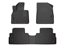 HUSKY LINERS WB FR & 2ND SEAT FLOOR LINER - KIA TELLURIDE 2020-2025