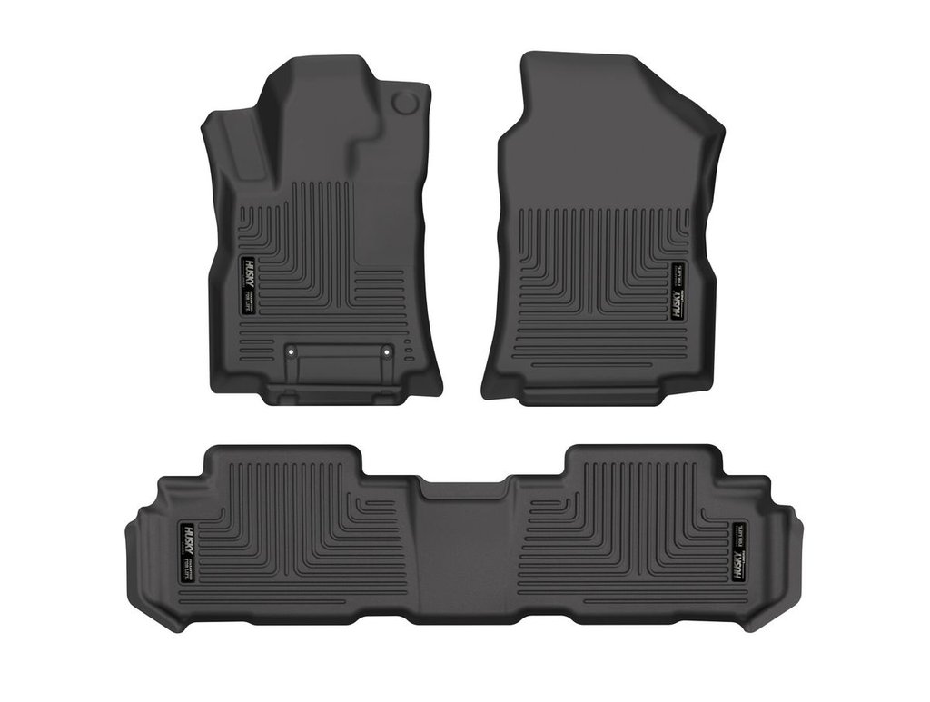 HUSKY LINERS WB FR & 2ND SEAT FLOOR LINER - SUBARU ASCENT 2019-2025