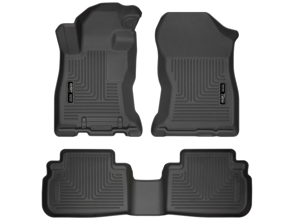 HUSKY LINERS WB FR & 2ND SEAT FLOOR LINER - SUBARU FORESTER 2019-2024
