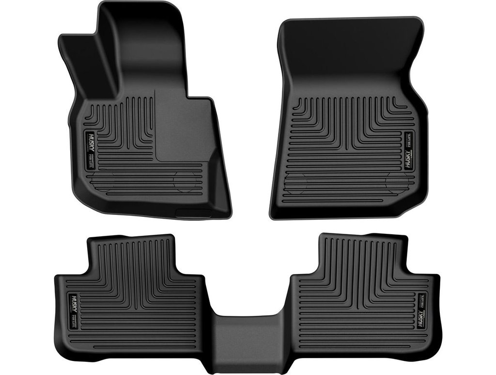 HUSKY LINERS WB FR & 2ND SEAT FLOOR LINER - BMW X3 2018-2024