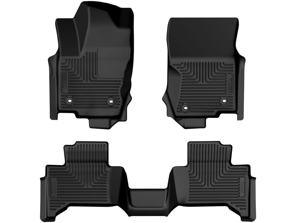 HUSKY LINERS WB FR & 2ND SEAT FLOOR LINER - LEXUS GX550 2024-2025