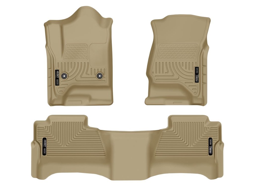 HUSKY LINERS WB FR & 2ND SEAT FLOOR LNER-FW - GMC SIERRA 1500 2014-2018