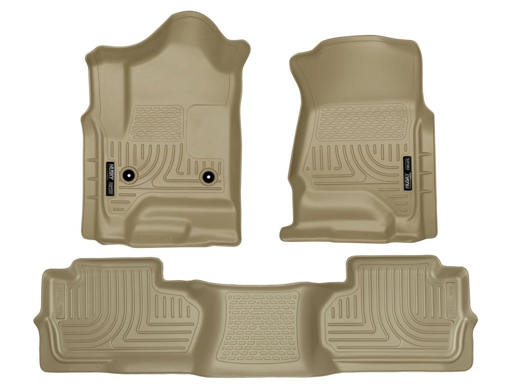 HUSKY LINERS WB FR & 2ND SEAT FLOOR LNER-FW - GMC SIERRA 1500 2014-2018